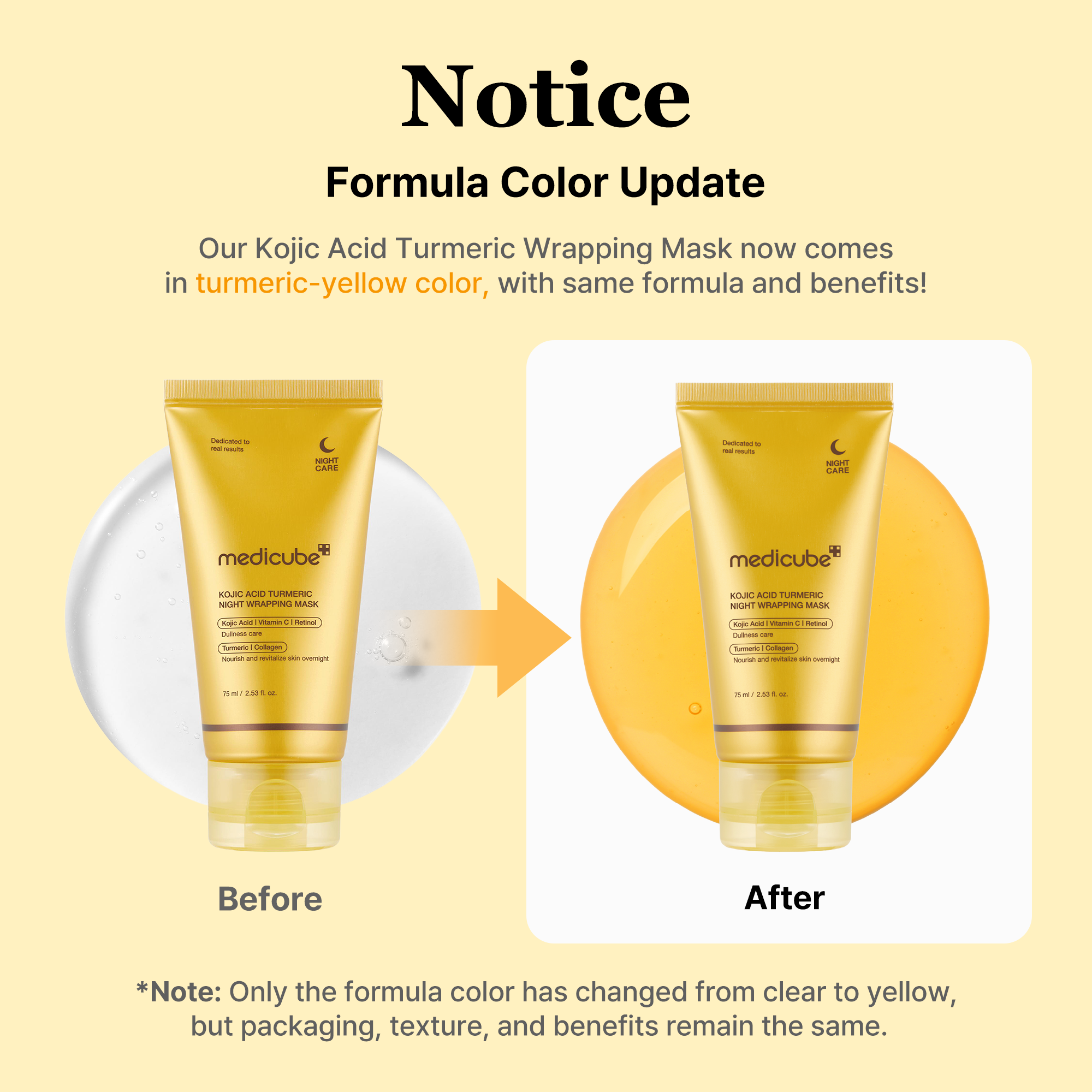 Kojic Acid Turmeric Overnight Wrapping Mask